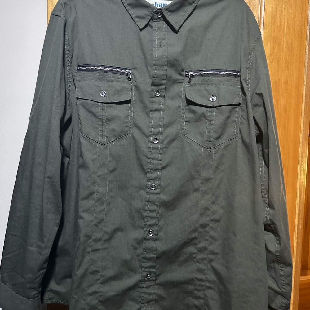 Urban Pipeline Olive Green Shirt